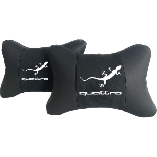 Luxury Car Pillows From Alcantara And Leather - Quattro