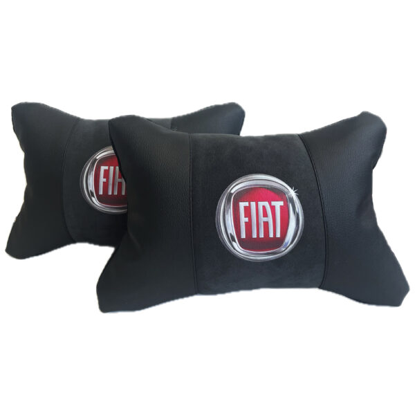 Luxury Car Pillows From Alcantara And Leather - Fiat