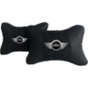 Luxury Car Pillows From Alcantara And Leather - Mini Cooper