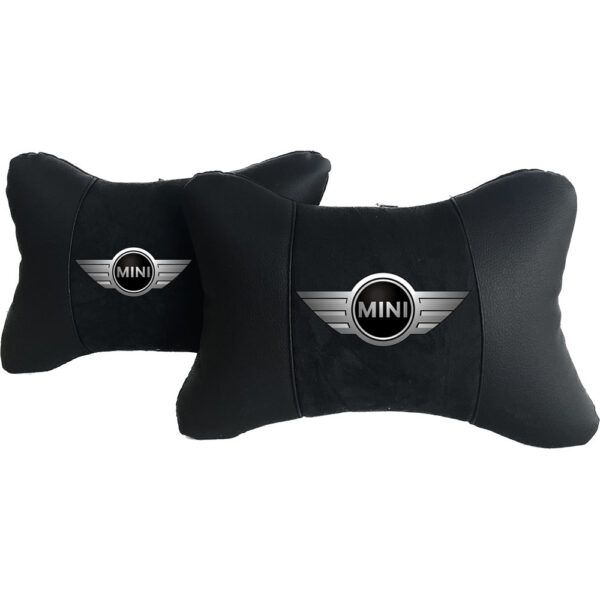 Luxury Car Pillows From Alcantara And Leather - Mini Cooper
